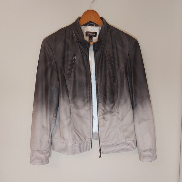 Danier ombré leather bomber jacket - Picture 5 of 8